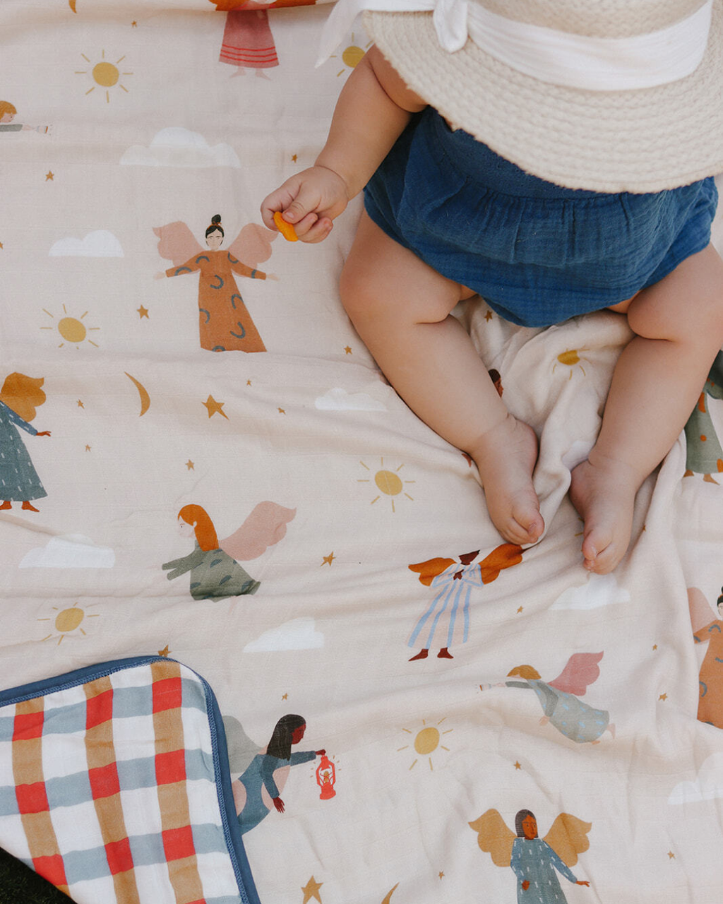 Guardian Angels Deluxe Muslin Blanket