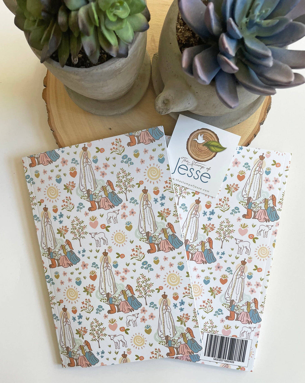 Our Lady of Fatima Ruled Notebook I Catholic Gift