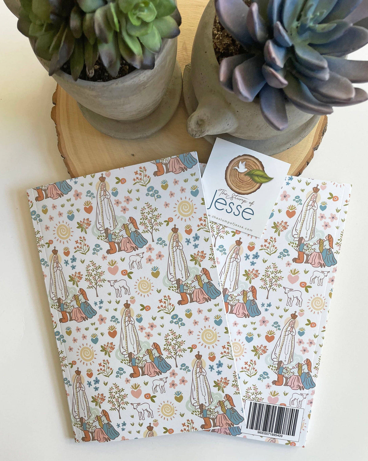 Our Lady of Fatima Ruled Notebook I Catholic Gift