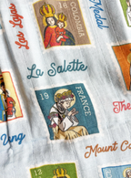 Ave Maria Post Muslin Catholic Swaddle 