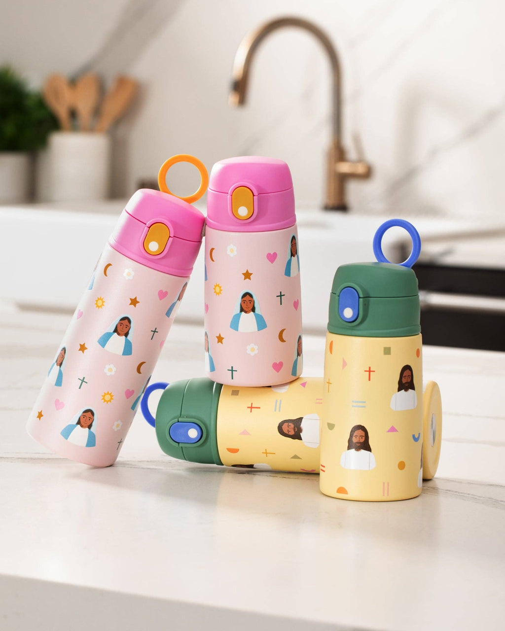 Jesus & Mary Water Bottles