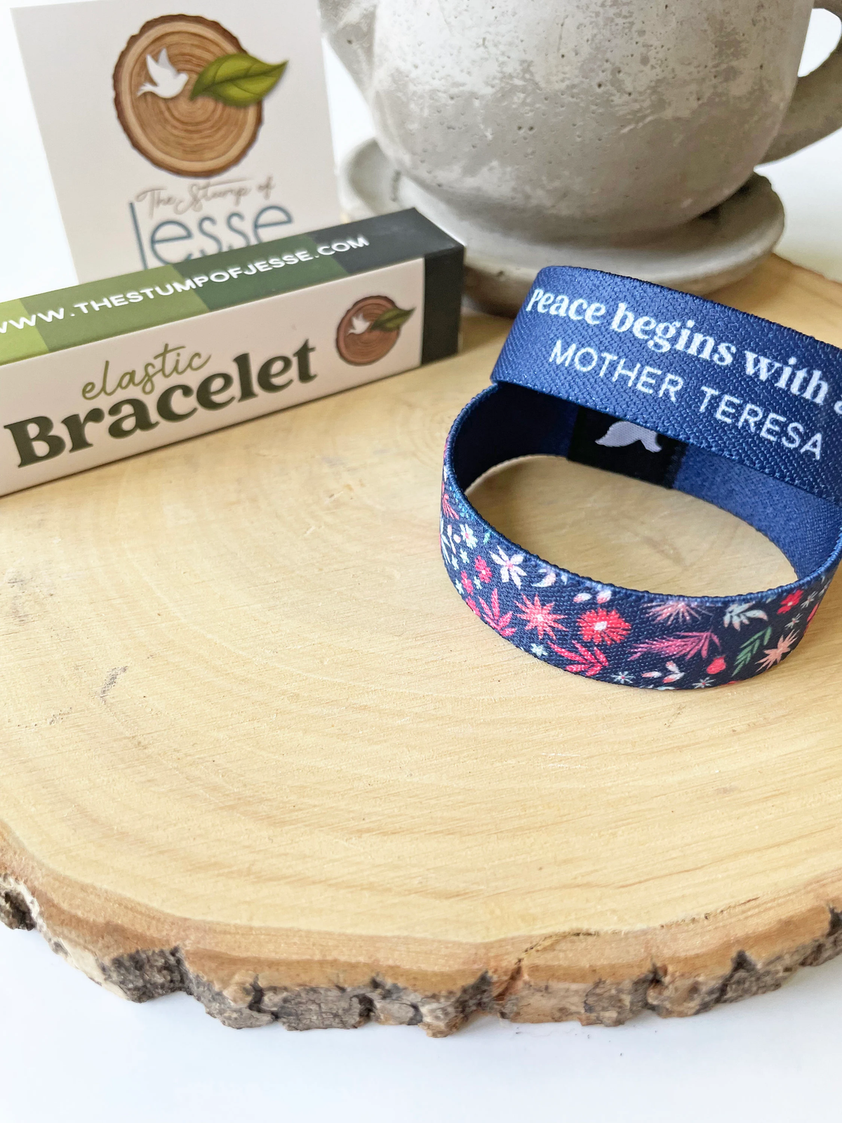 Mother Teresa Elastic Bracelet, Catholic Gift