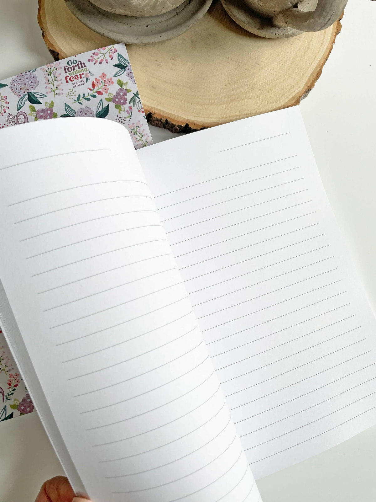 St. Clare of Assisi Ruled Notebook