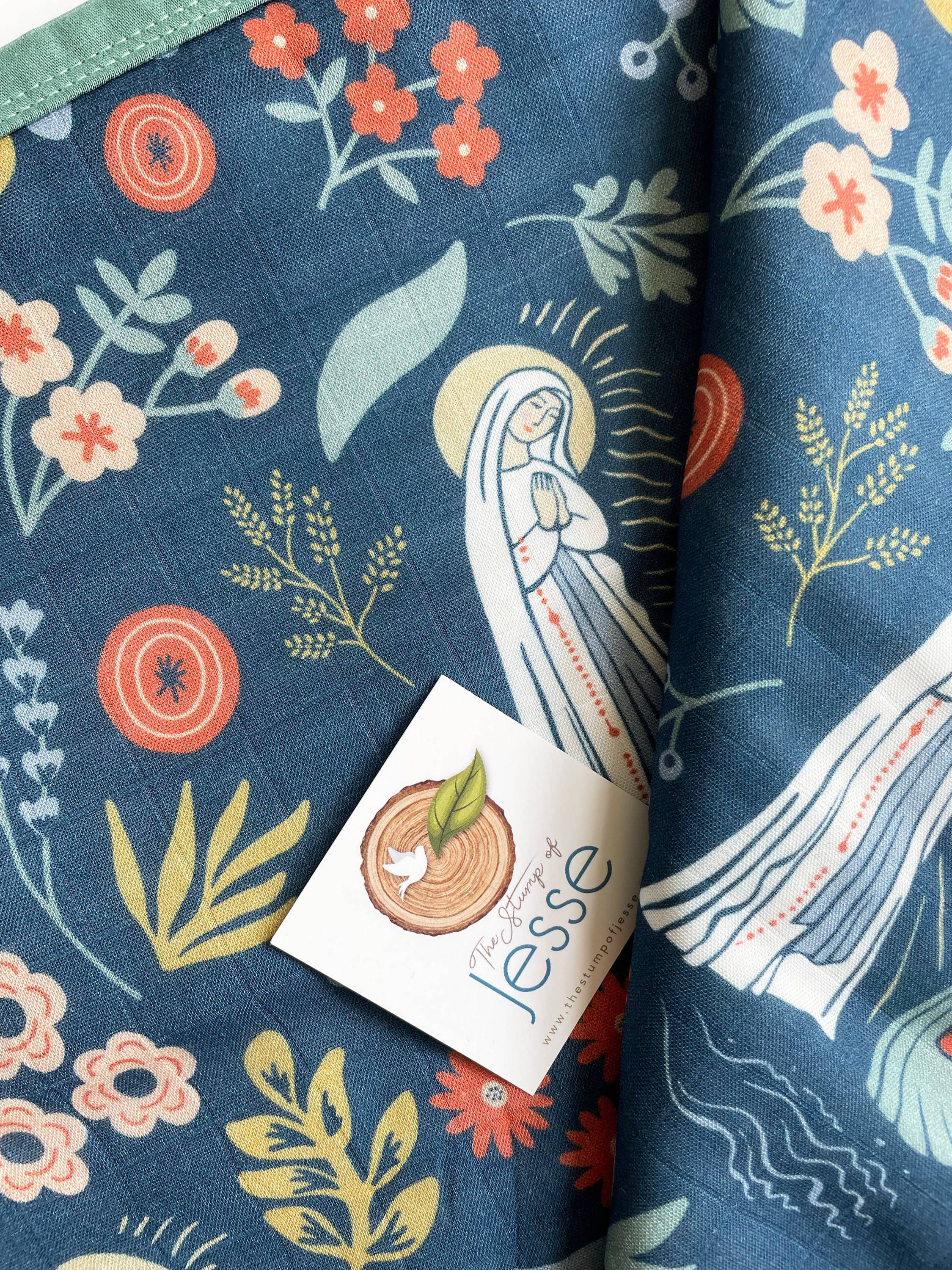 Our Lady of Lourdes & St. Bernadette Blanket