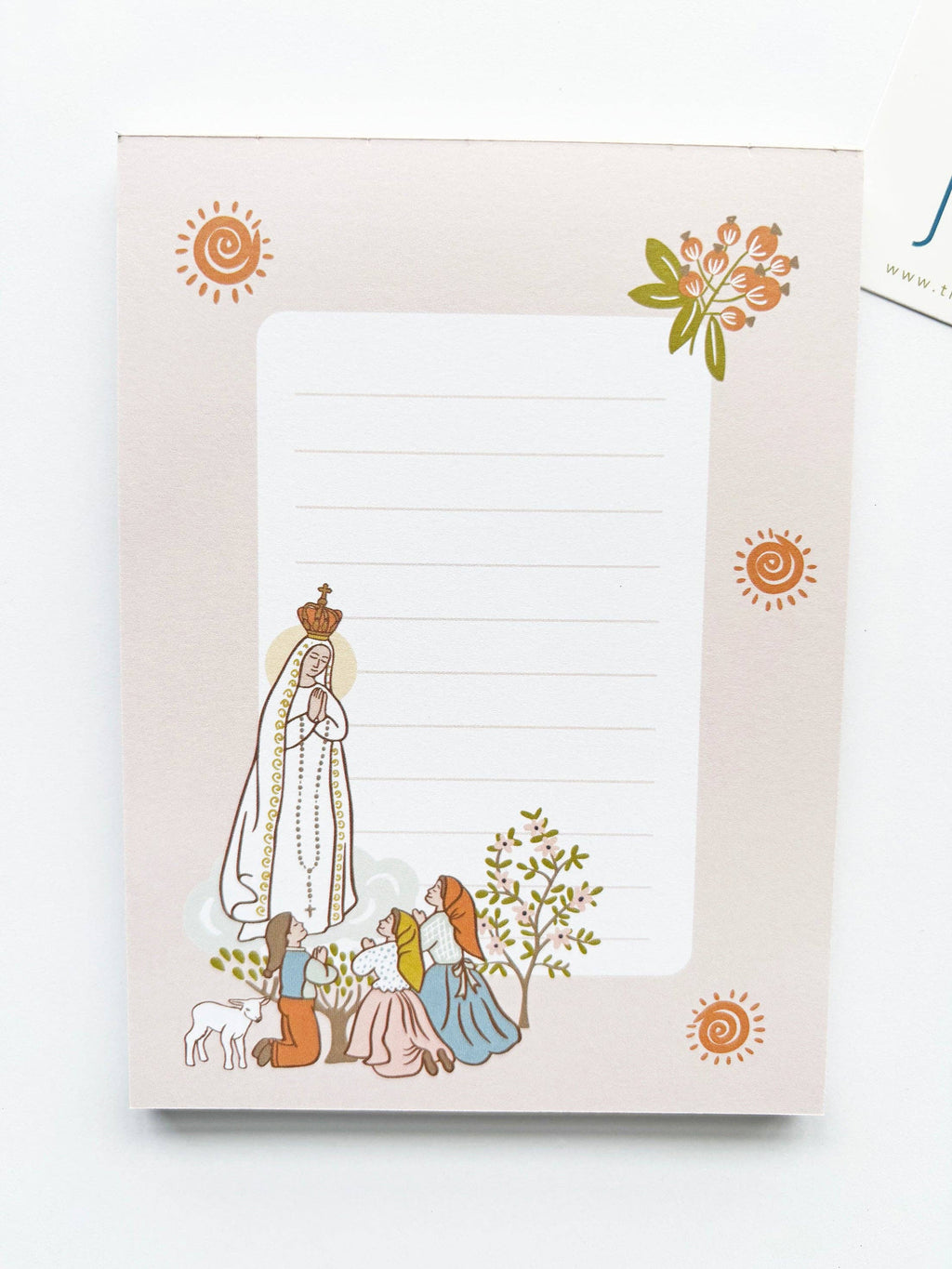 Marian & Saints Catholic Notepad, 5 Designs