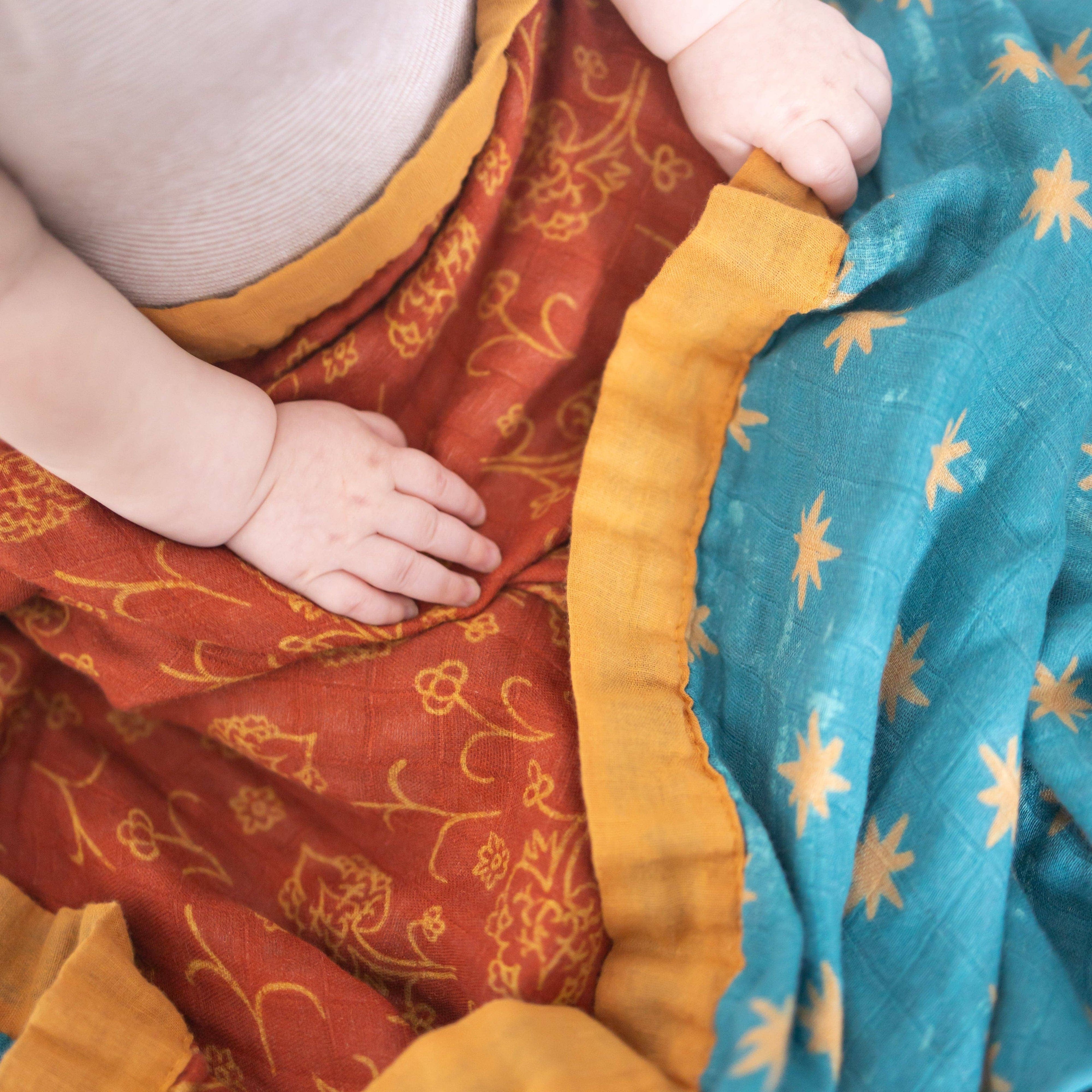 Our Lady of Guadalupe Double Sided Muslin Blanket