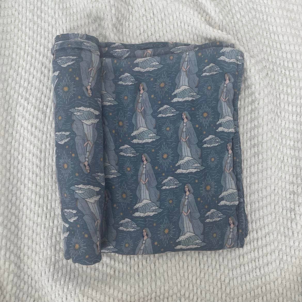 Stella Maris Swaddle Blanket