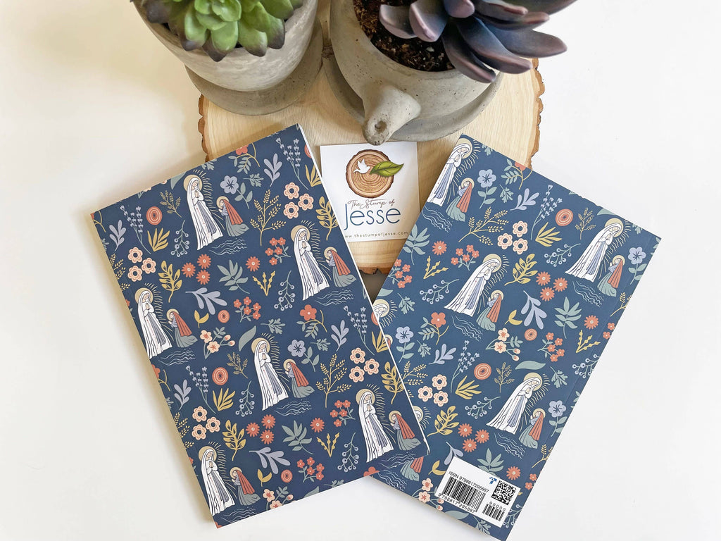 Our Lady of Lourdes Notebook & Journal 
Catholic Gift