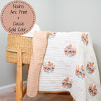 Noah's Ark Muslin Blanket