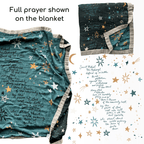 St. Michael Prayer Luxury Double Sided Muslin Catholic Blanket