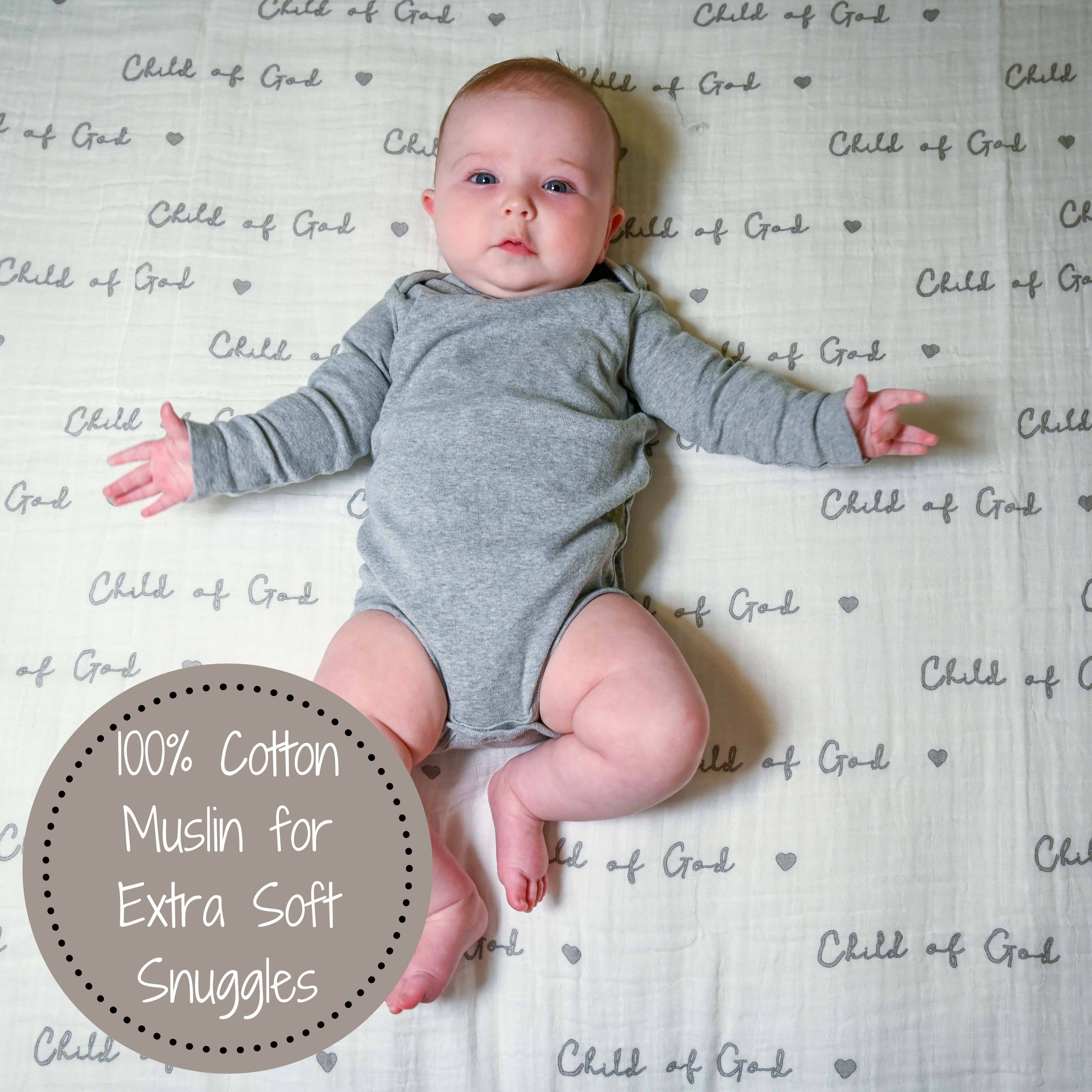 Child of God Muslin Swaddle