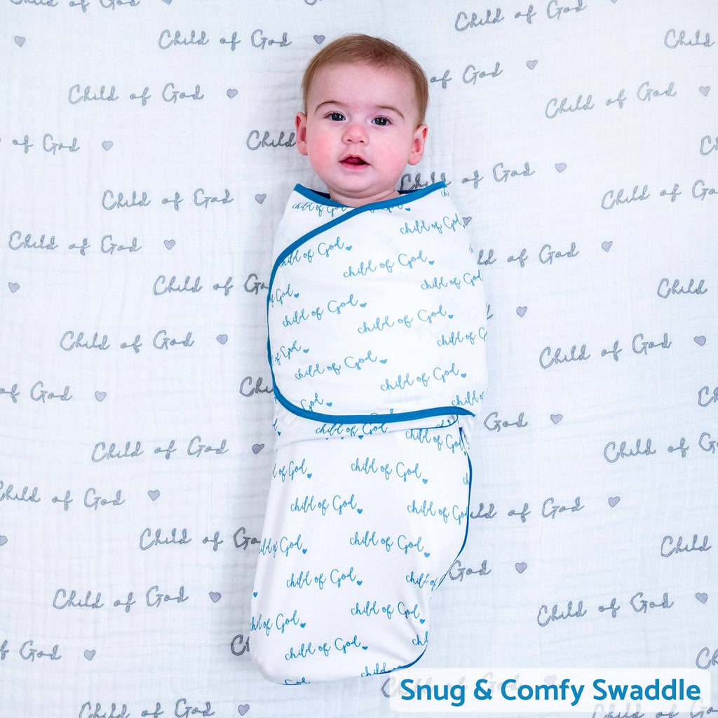 Velcro Newborn Swaddle - Child of God