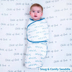 Velcro Newborn Swaddle - Child of God