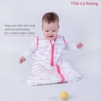 Organic Cotton Sleep Sack 0.5 TOG Pink Child of God
