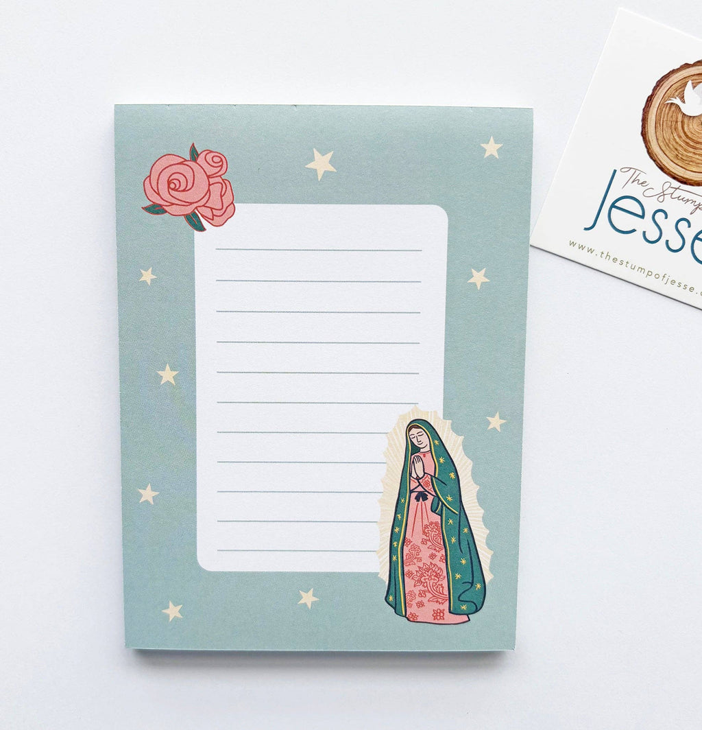 Marian & Saints Catholic Notepad, 5 Designs