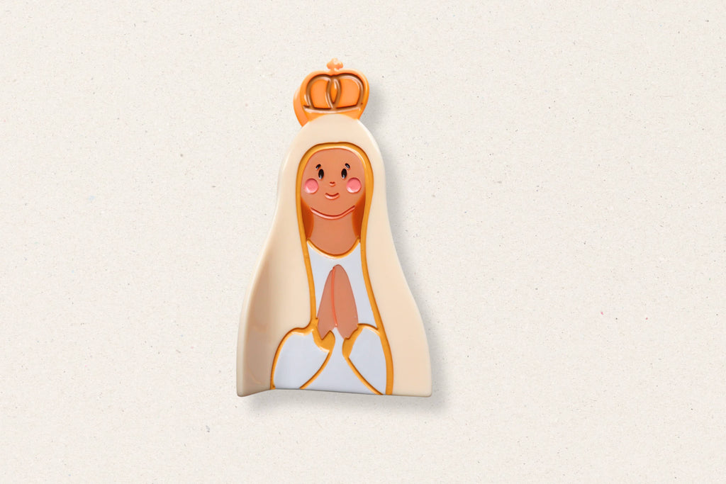 Our Lady of Fatima Hair Clip
