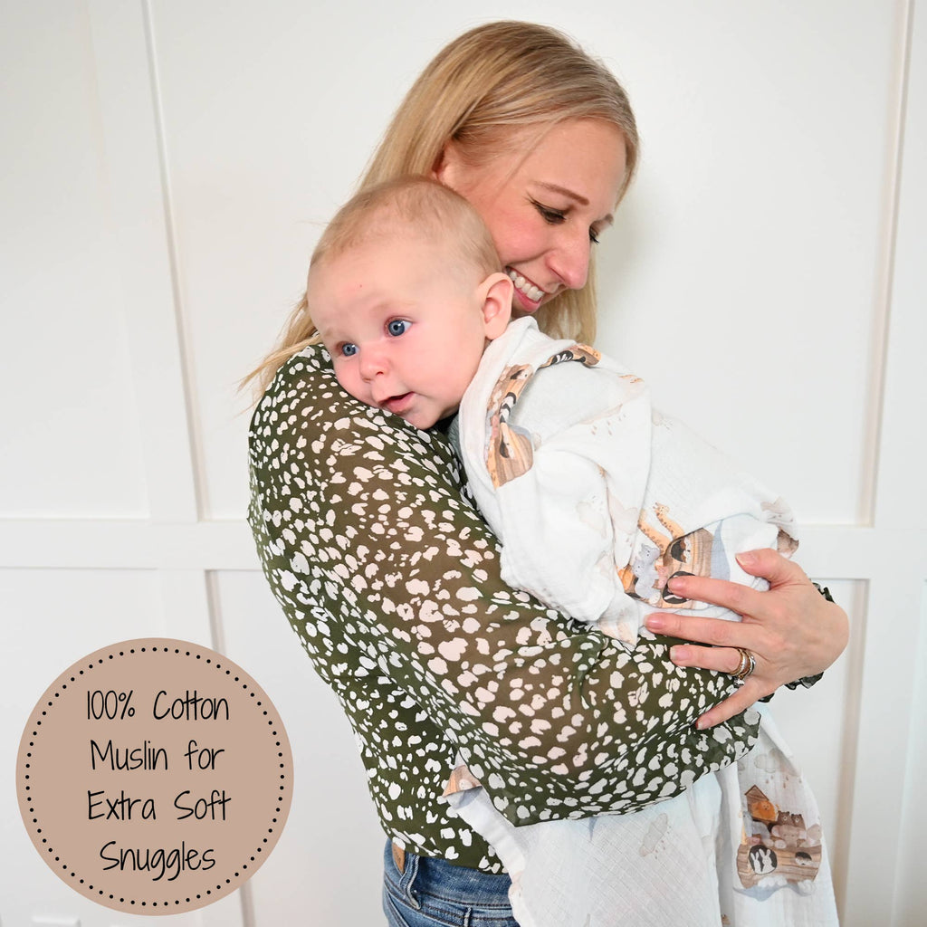 Noah's Ark Muslin Swaddle