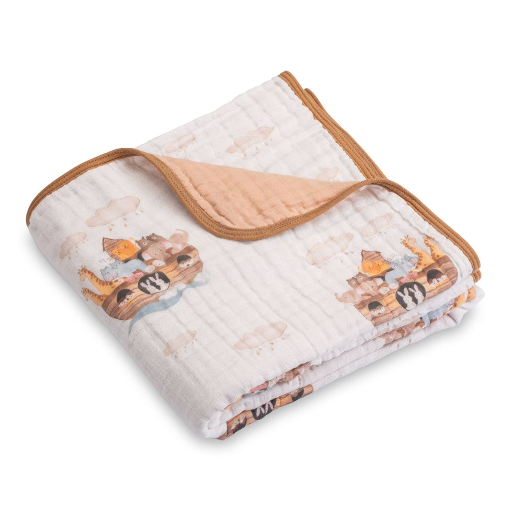 Noah's Ark Muslin Blanket