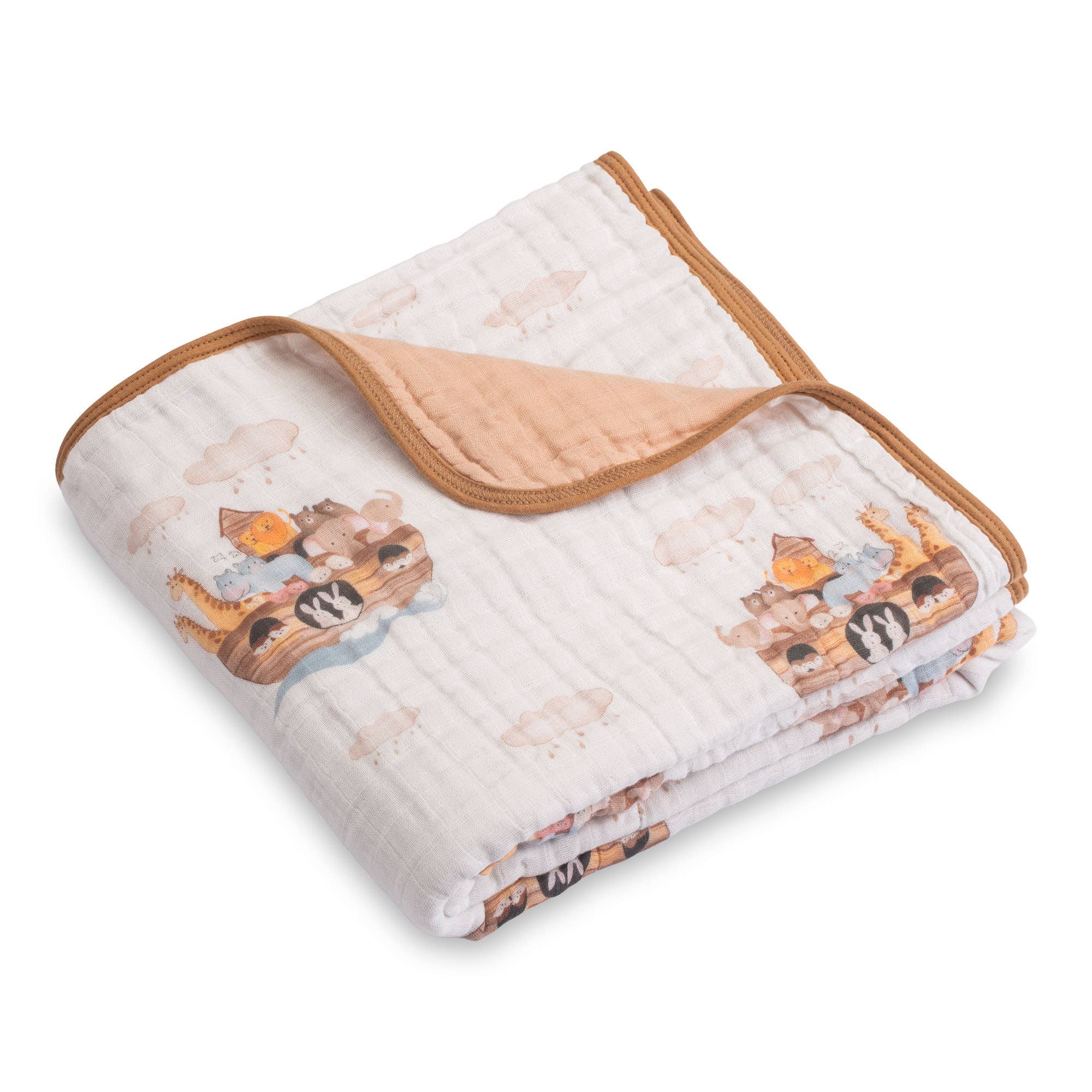 Noah's Ark Muslin Blanket
