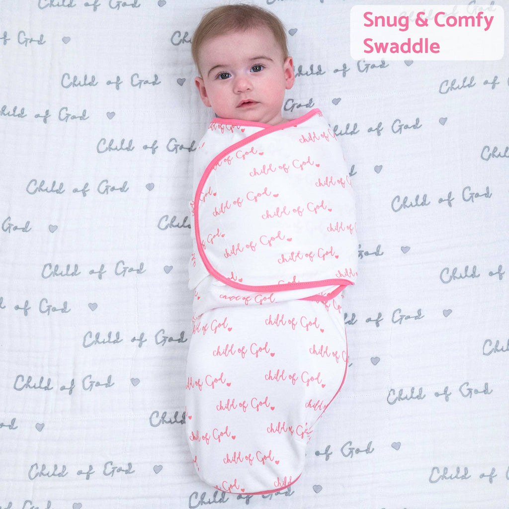 Velcro Newborn Swaddle - Child of God