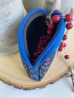 Our Lady of Lourdes Neoprene Rosary Pouch