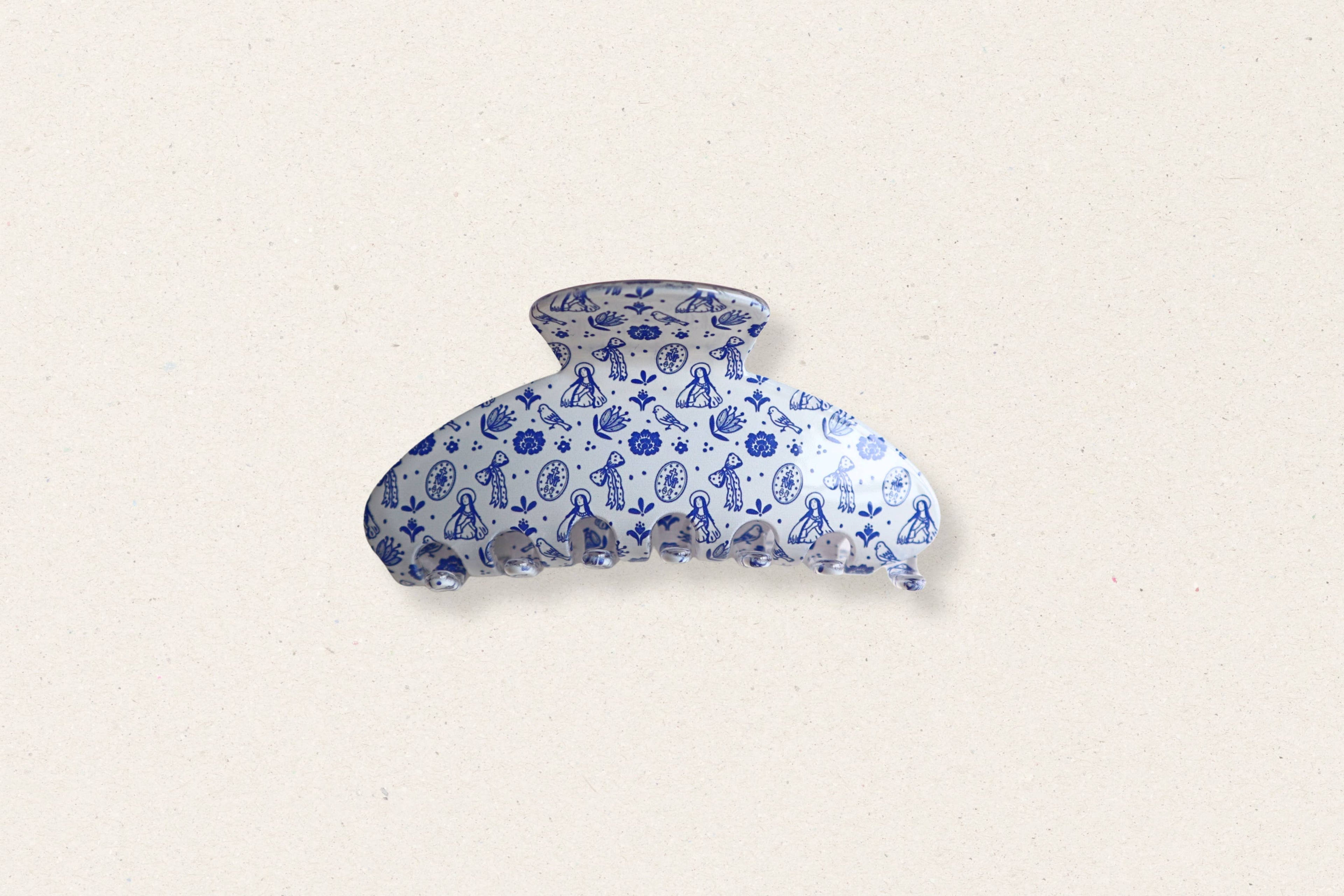 Blue Marian Hair Clip