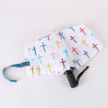 Umbrella Compact Colorful Crosses