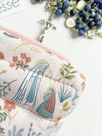 Our Lady of Lourdes Puffer Pouch