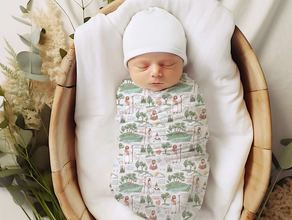 The Good Shepherd Muslin Swaddle
