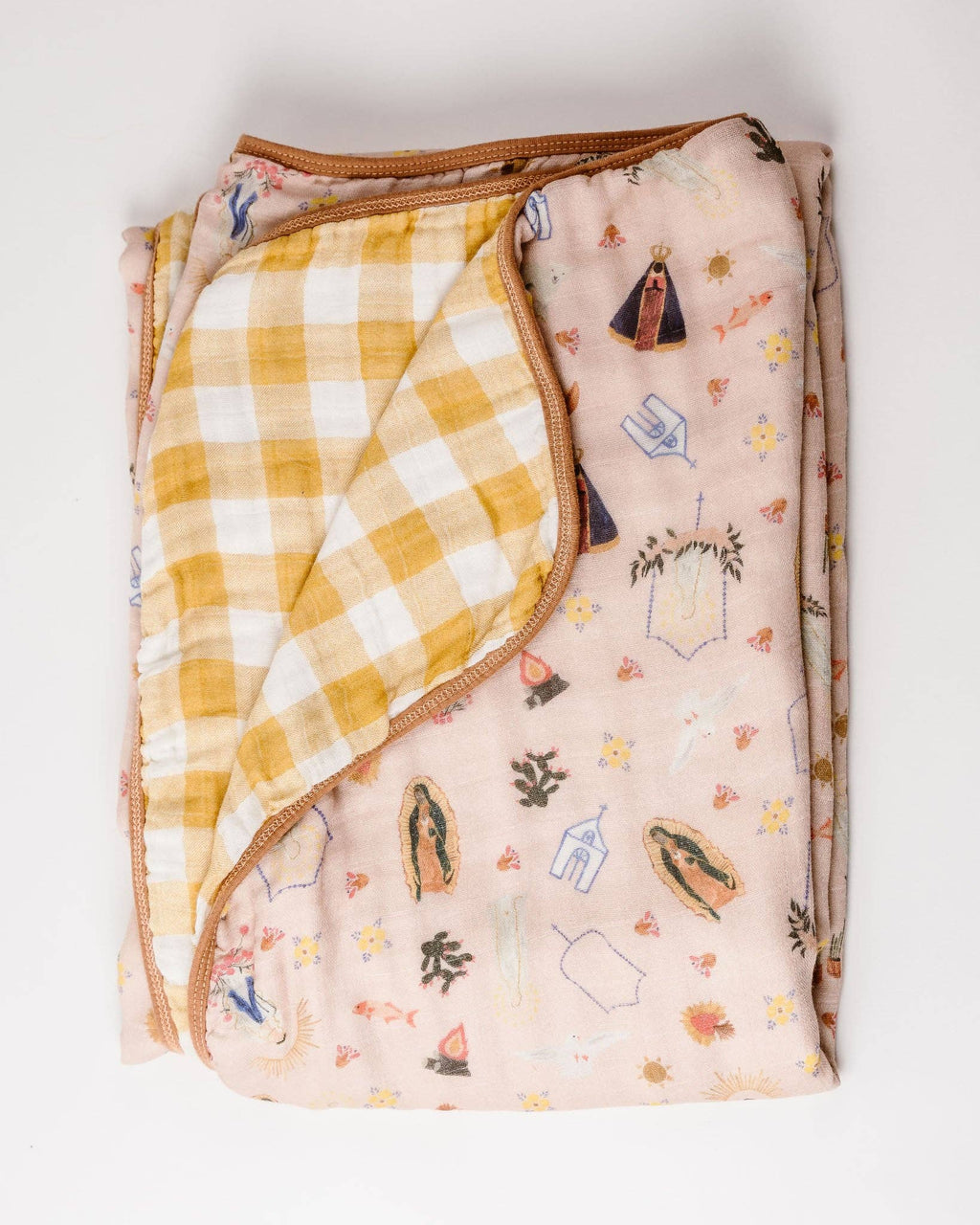 Pink Marian Deluxe Muslin Blanket