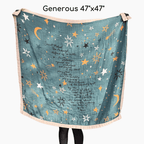 St. Michael Prayer Luxury Double Sided Muslin Catholic Blanket