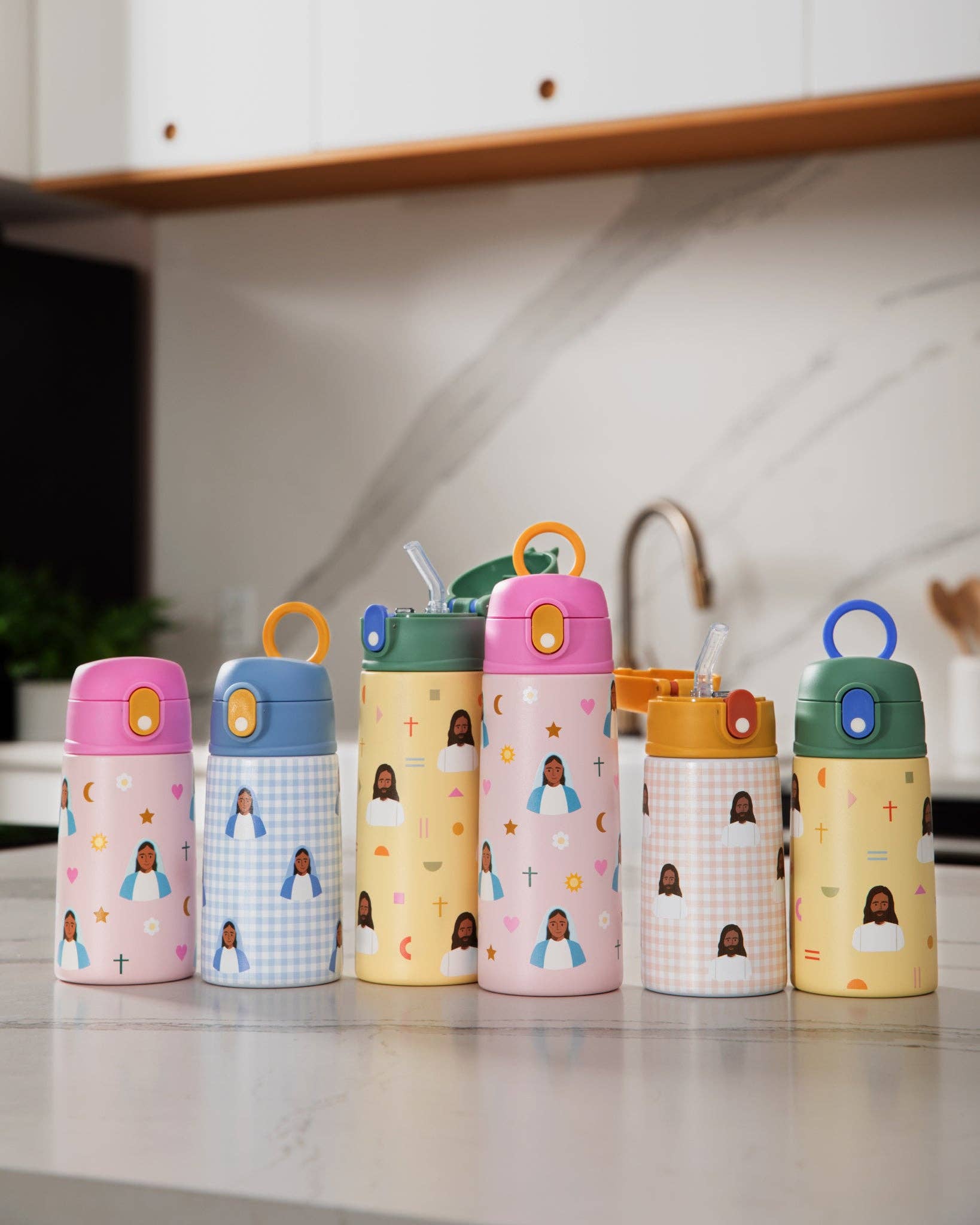 Jesus & Mary Water Bottles