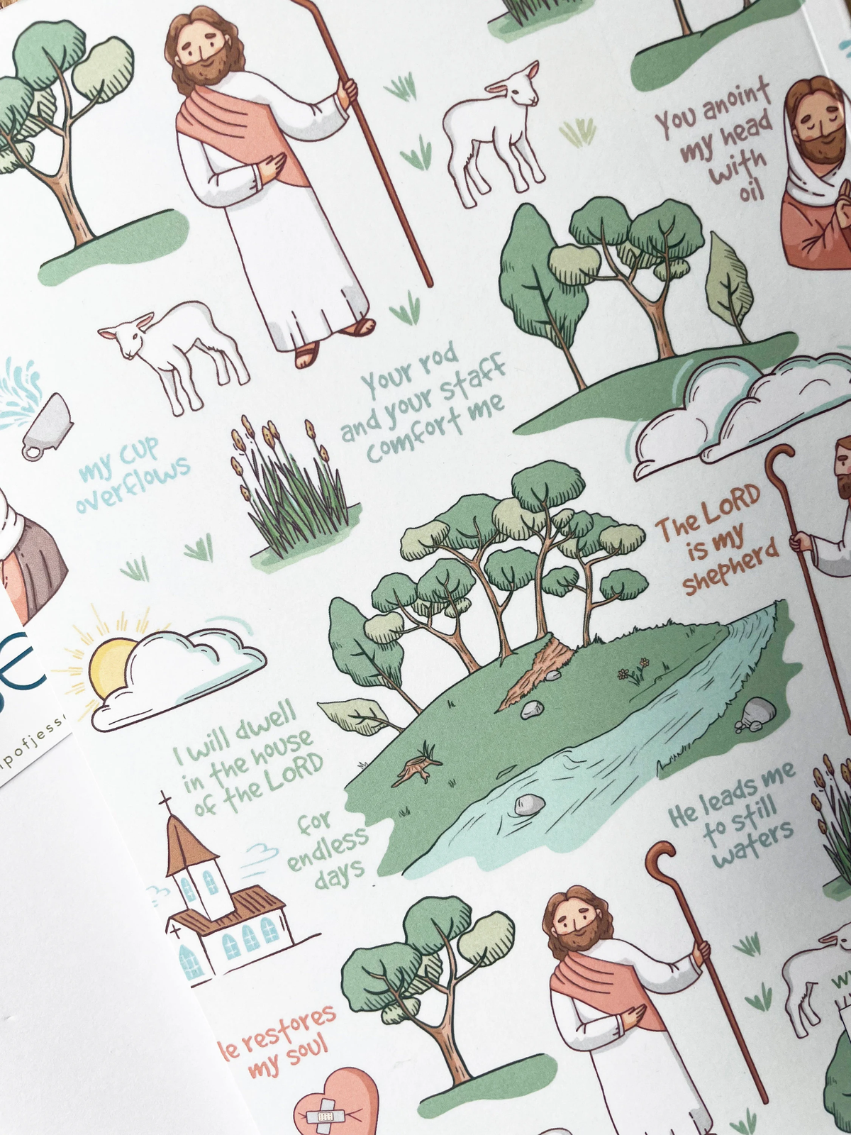 The Good Shepherd Ruled Notebook | Journal I Psalm 23