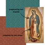Our Lady of Guadalupe Double Sided Muslin Blanket