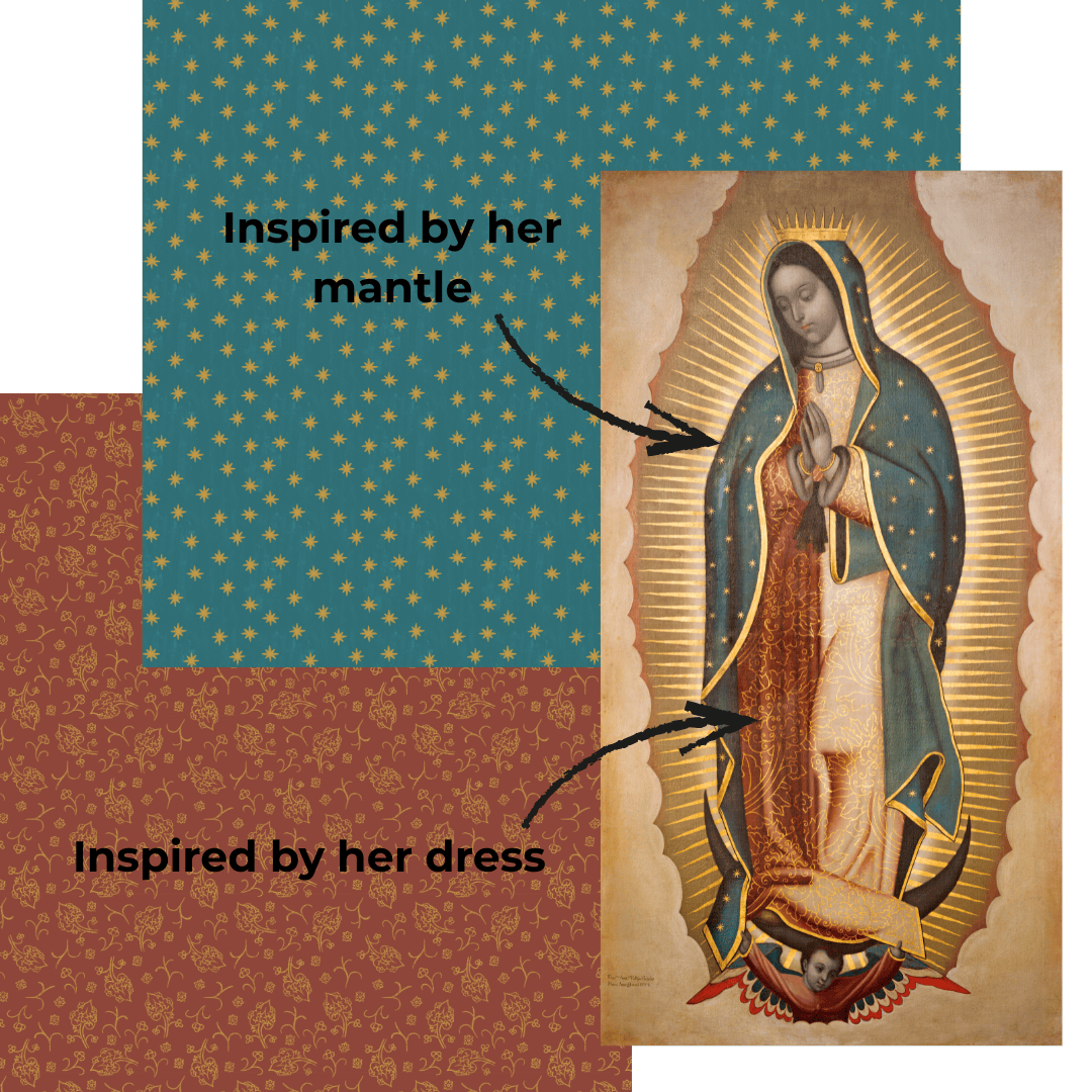 Our Lady of Guadalupe Double Sided Muslin Blanket