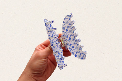 Blue Marian Hair Clip