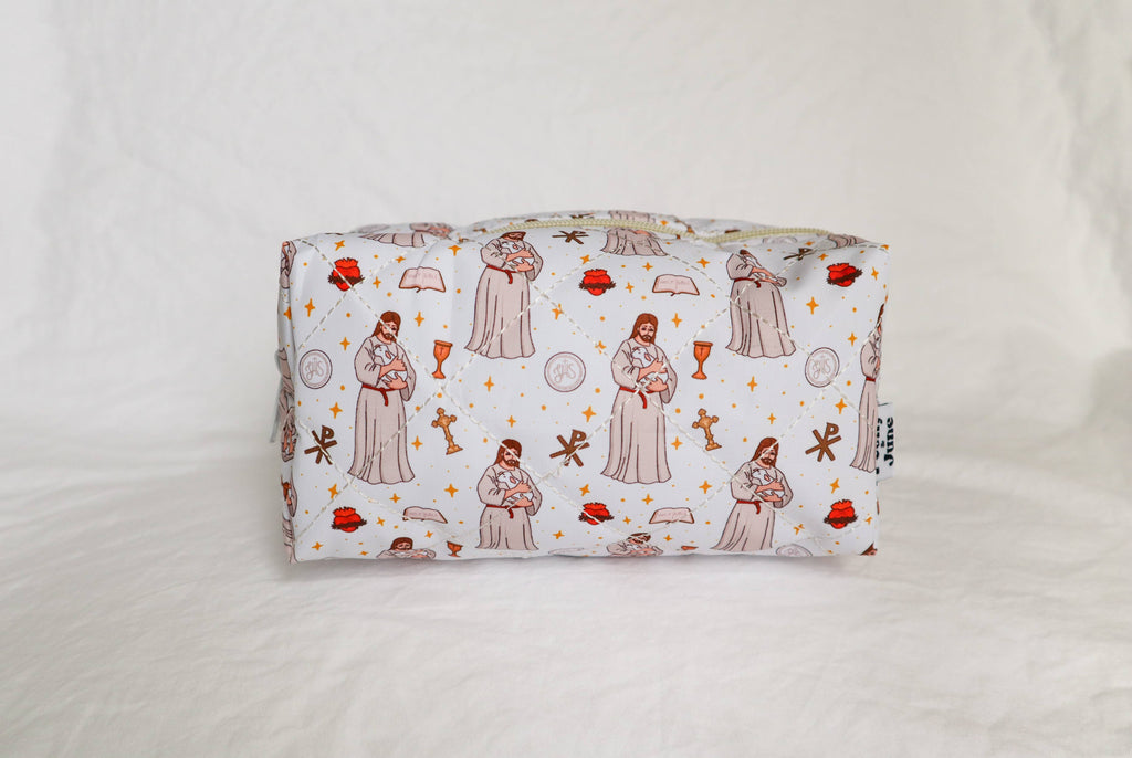 Jesus The Good Shepherd Quilted Pouch