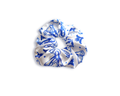 Blue Marian Medium Satin Scrunchie