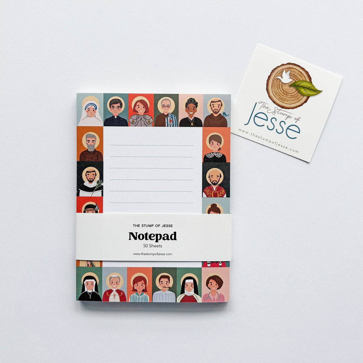 Marian & Saints Catholic Notepad, 5 Designs