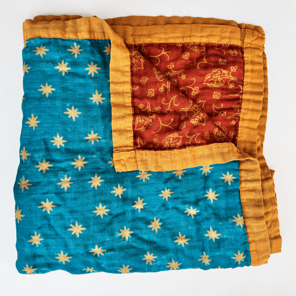 Our Lady of Guadalupe Double Sided Muslin Blanket