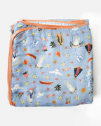 Blue Marian Deluxe Muslin Blanket