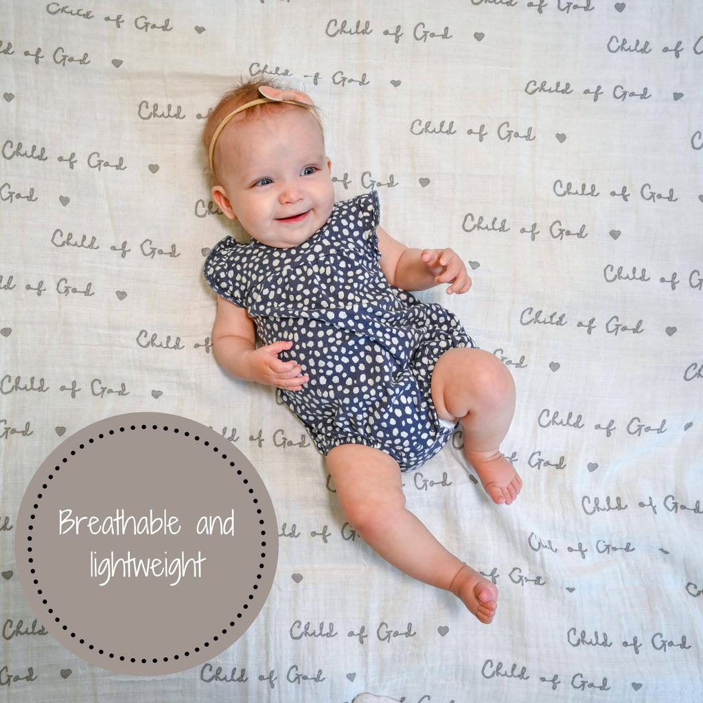 Child of God Muslin Swaddle