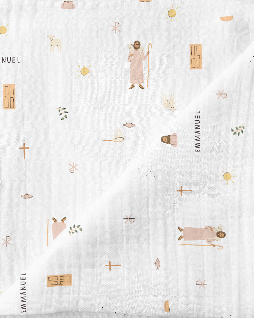 Jesus Muslin Swaddle