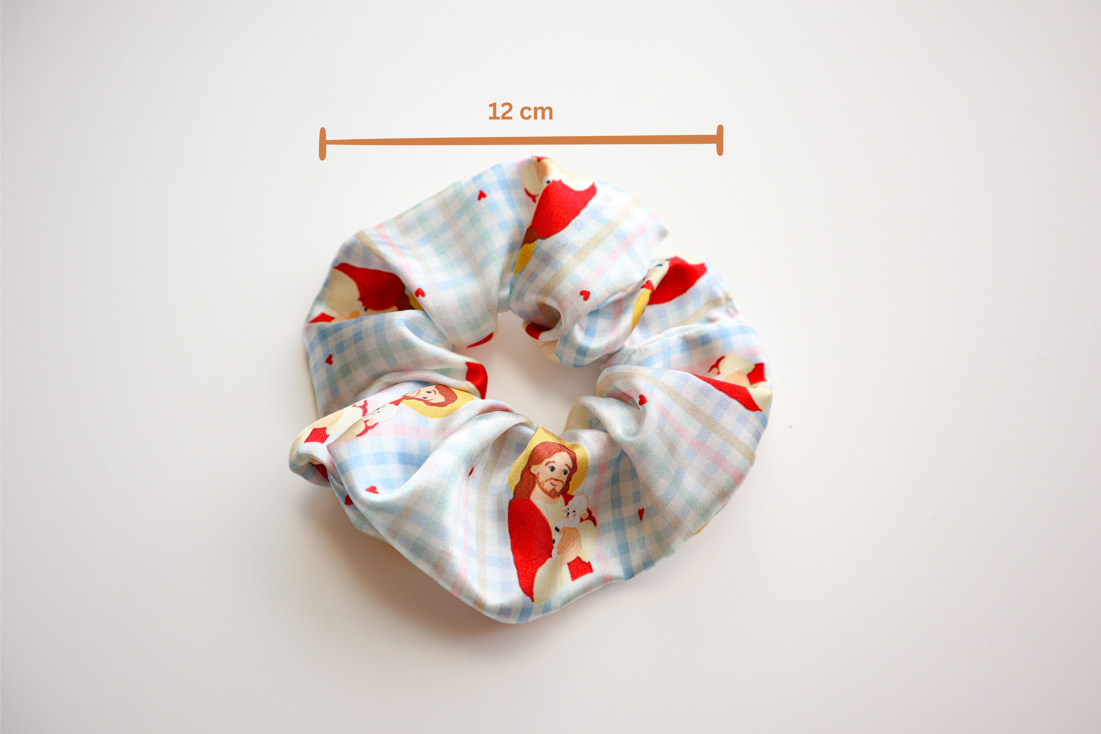 The Good Shepherd Medium Satin Scrunchie