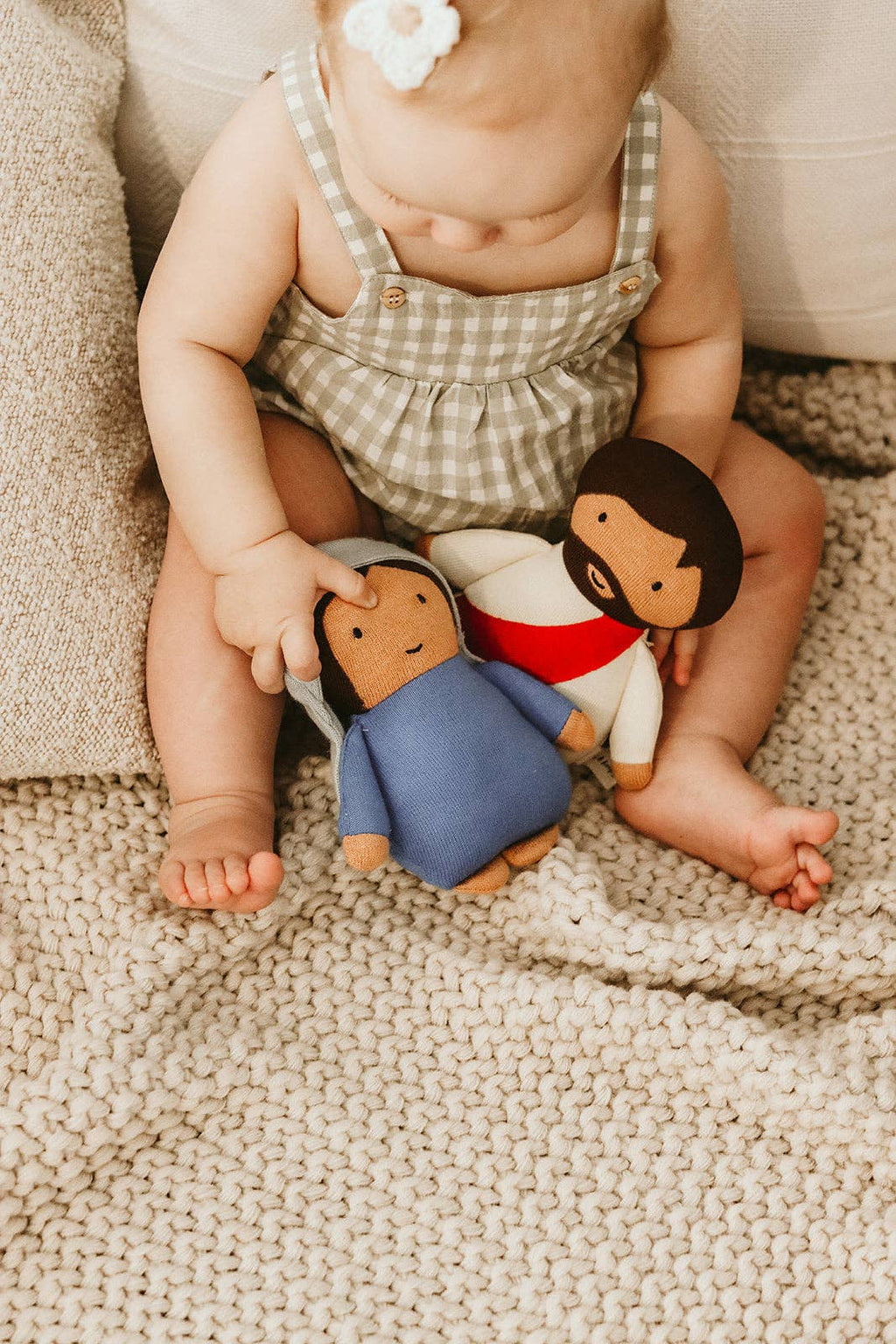 Mary & Jesus Plush Rattle
