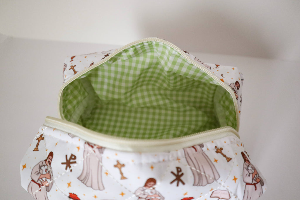 Jesus The Good Shepherd Quilted Pouch