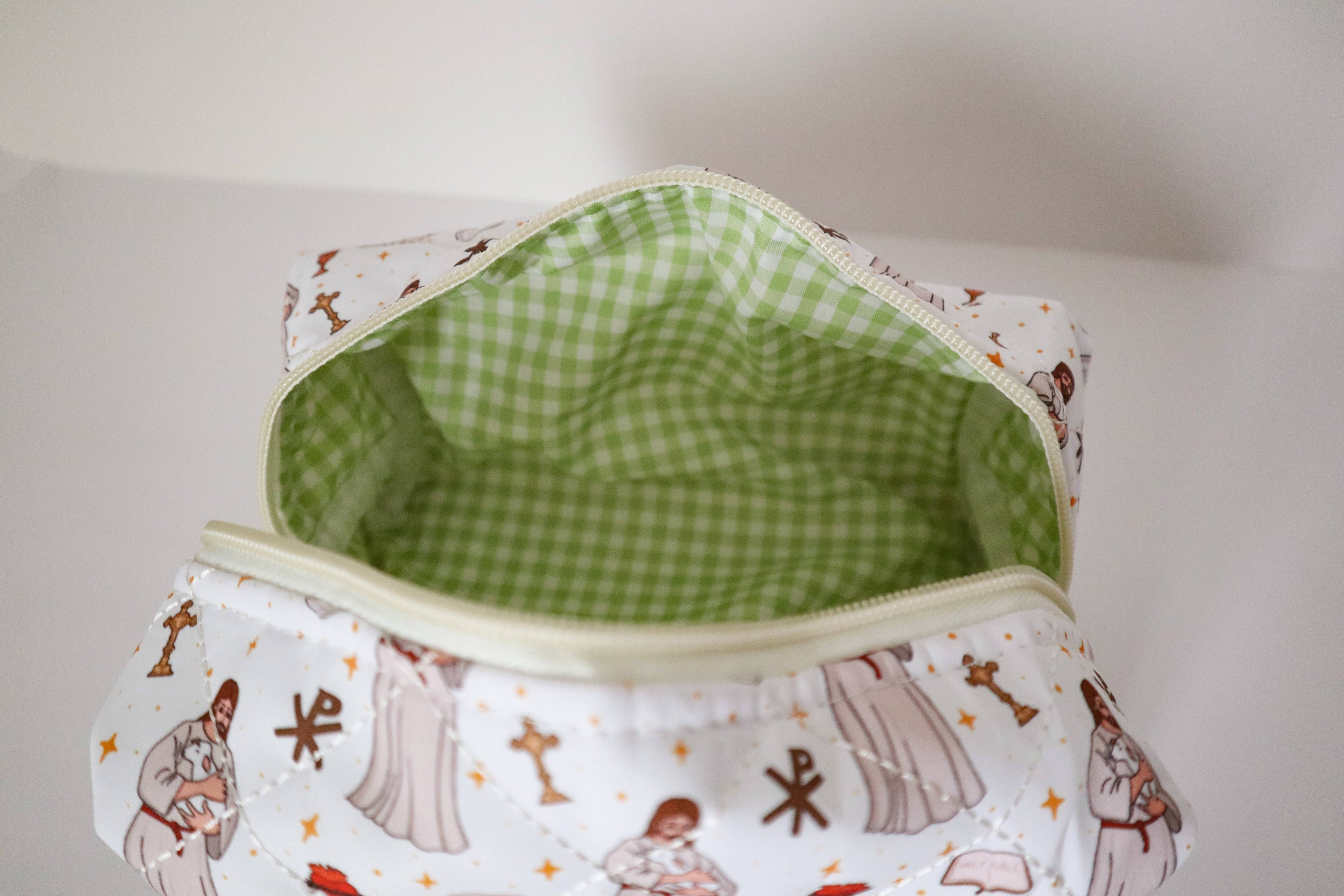 Jesus The Good Shepherd Quilted Pouch