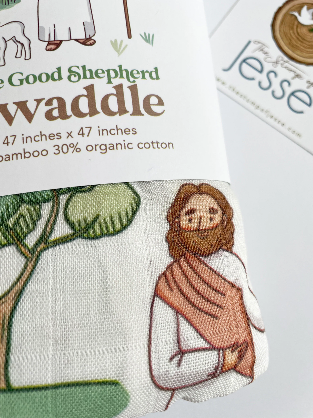 The Good Shepherd Muslin Swaddle