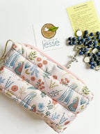 Our Lady of Lourdes Puffer Pouch