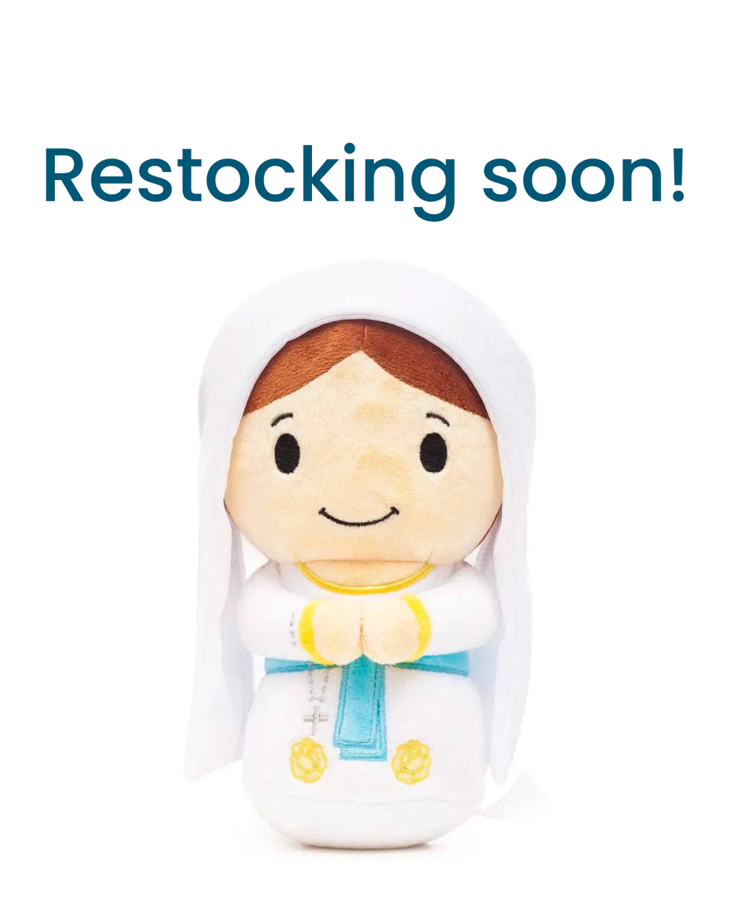 Our Lady of Lourdes Catholic Plush Doll